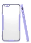 BFS  iPhone 6 Kılıf Platin Silikon - Lila