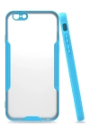 BFS  iPhone 6 Kılıf Platin Silikon - Mavi