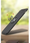 BFS  iPhone 6 Kılıf Range Yüzüklü Silikon - Kırmızı