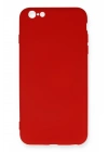 BFS  iPhone 6 Plus Kılıf Nano içi Kadife Silikon - Kırmızı