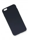 BFS iPhone 6 Plus Kılıf Nano içi Kadife Silikon - Lacivert
