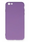 BFS  iPhone 6 Plus Kılıf Nano içi Kadife Silikon - Mor