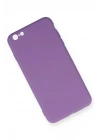 BFS iPhone 6 Plus Kılıf Nano içi Kadife Silikon - Mor