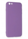 BFS  iPhone 6 Plus Kılıf Nano içi Kadife Silikon - Mor