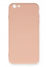 BFS  iPhone 6 Plus Kılıf Nano içi Kadife Silikon - Pudra