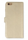 BFS iPhone 6 Plus Kılıf Trend S Plus Kapaklı Kılıf - Gold