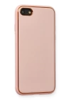 BFS  iPhone 7 Kılıf Coco Deri Silikon Kapak - Pembe