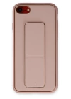 BFS  iPhone 7 Kılıf Coco Deri Standlı Kapak - Pembe
