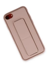 BFS  iPhone 7 Kılıf Coco Deri Standlı Kapak - Pembe