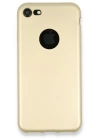 BFS  iPhone 7 Kılıf First Silikon - Gold