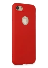 BFS  iPhone 7 Kılıf First Silikon - Kırmızı