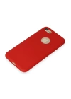BFS  iPhone 7 Kılıf First Silikon - Kırmızı