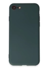 BFS  iPhone 7 Kılıf First Silikon - Koyu Yeşil
