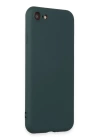 BFS  iPhone 7 Kılıf First Silikon - Koyu Yeşil