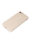 BFS  iPhone 7 Kılıf First Silikon - Krem