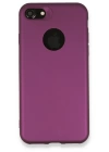 BFS  iPhone 7 Kılıf First Silikon - Mürdüm