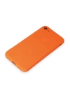 BFS  iPhone 7 Kılıf First Silikon - Parlak Turuncu