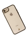 BFS  iPhone 7 Kılıf Liva Lens Silikon - Siyah