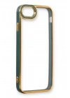 BFS  iPhone 7 Kılıf Liva Lens Silikon - Yeşil