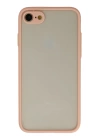 BFS  iPhone 7 Kılıf Montreal Silikon Kapak - Pembe