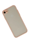 BFS  iPhone 7 Kılıf Montreal Silikon Kapak - Pembe