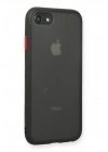 BFS  iPhone 7 Kılıf Montreal Silikon Kapak - Siyah