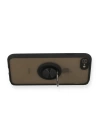 BFS  iPhone 7 Kılıf Montreal Yüzüklü Silikon Kapak - Siyah