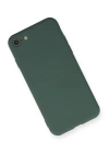 BFS  iPhone 7 Kılıf Nano içi Kadife Silikon - Koyu Yeşil