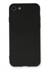 BFS iPhone 7 Kılıf Nano içi Kadife Silikon - Siyah