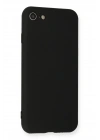 BFS iPhone 7 Kılıf Nano içi Kadife Silikon - Siyah