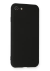 BFS iPhone 7 Kılıf Nano içi Kadife Silikon - Siyah