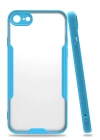 BFS  iPhone 7 Kılıf Platin Silikon - Mavi