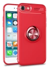 BFS  iPhone 7 Kılıf Range Yüzüklü Silikon - Kırmızı