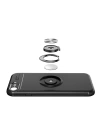 BFS  iPhone 7 Kılıf Range Yüzüklü Silikon - Kırmızı