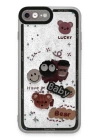 BFS  iPhone 7 Kılıf Sweet Desenli Silikon Kapak - Sarı