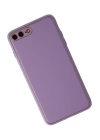 BFS  iPhone 7 Plus Kılıf Coco Deri Silikon Kapak - Lila