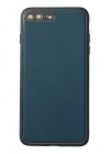 BFS  iPhone 7 Plus Kılıf Coco Deri Silikon Kapak - Mavi
