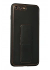 BFS  iPhone 7 Plus Kılıf Coco Deri Standlı Kapak - Siyah