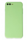 BFS  iPhone 7 Plus Kılıf First Silikon - Açık Yeşil