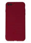 BFS  iPhone 7 Plus Kılıf First Silikon - Bordo
