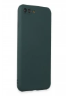 BFS  iPhone 7 Plus Kılıf First Silikon - Koyu Yeşil