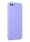 BFS  iPhone 7 Plus Kılıf First Silikon - Lila