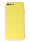 BFS  iPhone 7 Plus Kılıf First Silikon - Sarı