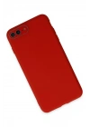 BFS  iPhone 7 Plus Kılıf Lansman Glass Kapak - Kırmızı