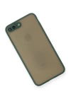 BFS  iPhone 7 Plus Kılıf Montreal Silikon Kapak - Yeşil