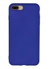 BFS  iPhone 7 Plus Kılıf Nano içi Kadife Silikon - Lacivert