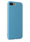 BFS  iPhone 7 Plus Kılıf Nano içi Kadife Silikon - Mavi
