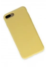 BFS  iPhone 7 Plus Kılıf Nano içi Kadife Silikon - Sarı