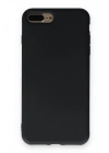 BFS iPhone 7 Plus Kılıf Nano içi Kadife Silikon - Siyah