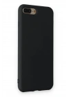 BFS iPhone 7 Plus Kılıf Nano içi Kadife Silikon - Siyah